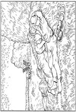 coloring page Vincent van Gogh